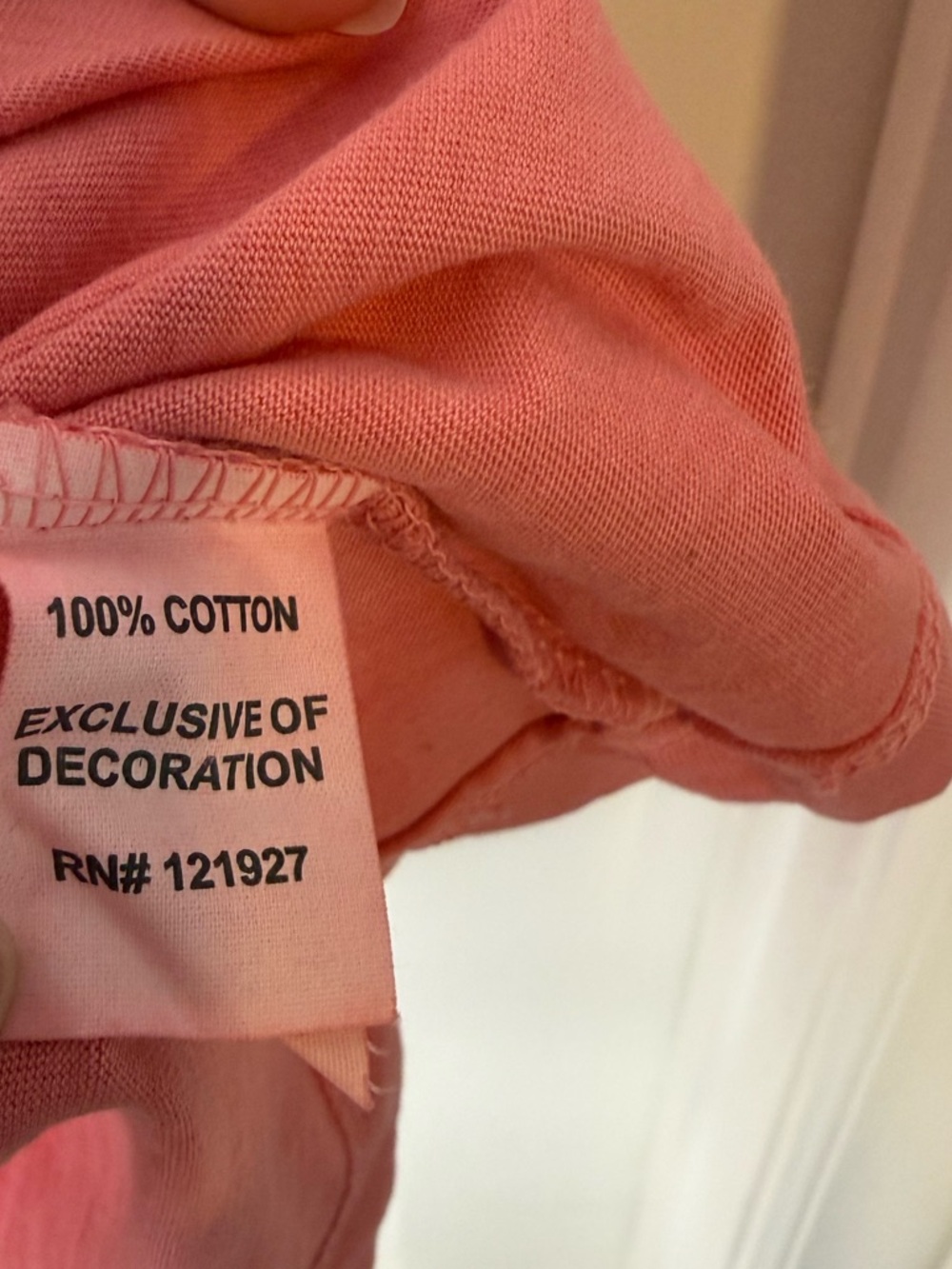 johnnie-O Coral Pink Pocket Tee - Picture 5 of 6
